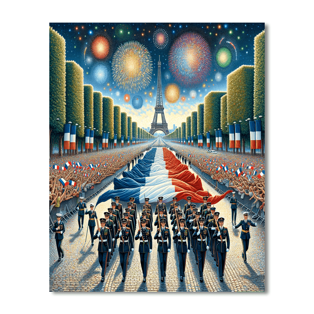 The Bastille Day Celebrations DIY Paint By Numbers