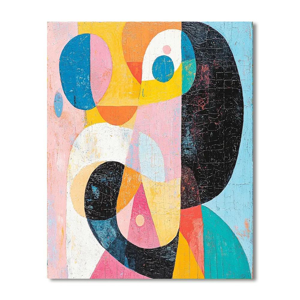 Paul Klee Inspired Breezy Fantasies  Numbered Painting Kits