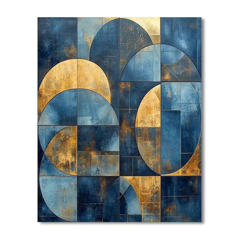 Michelangelo Inspired Sacred Geometry  Painting Number Kit
