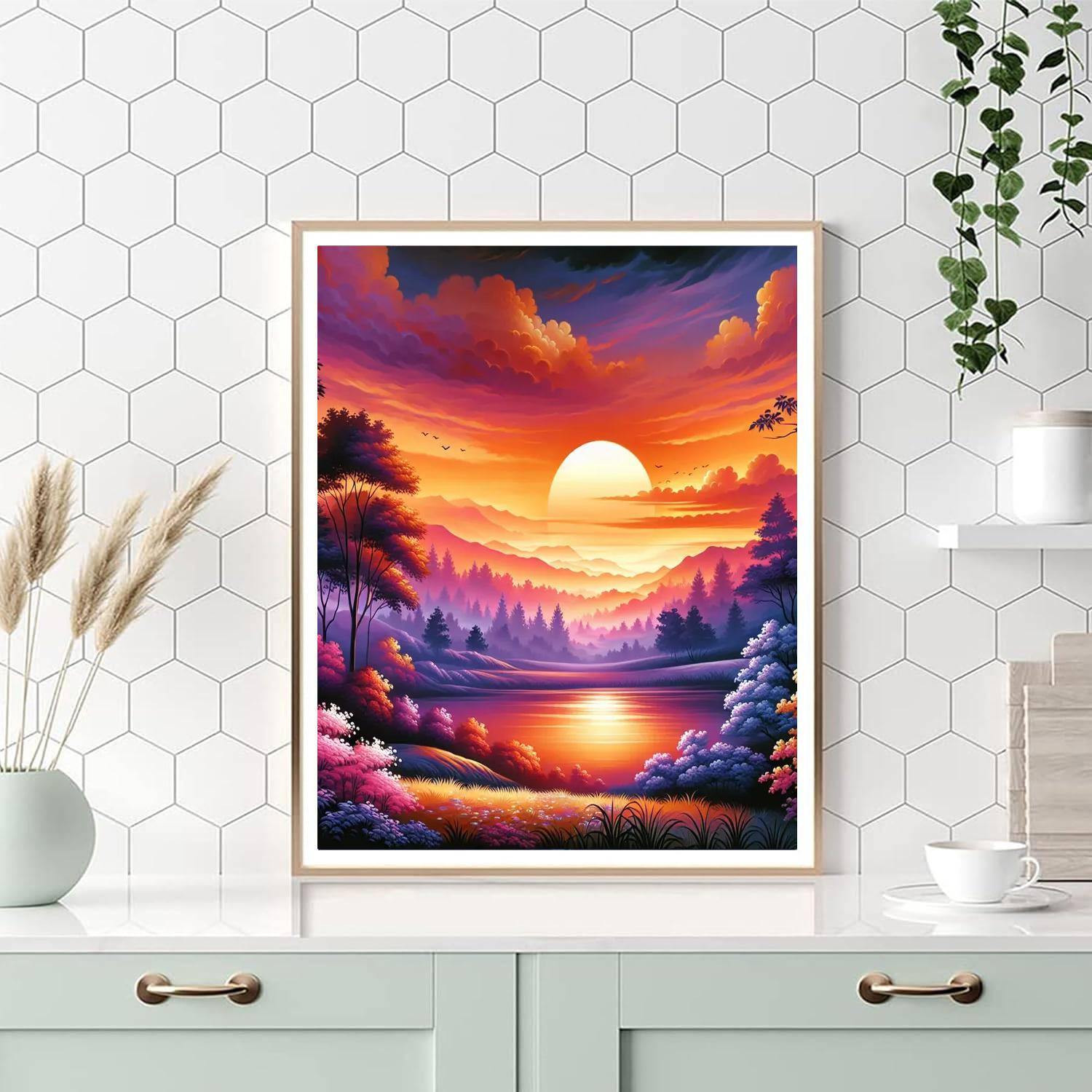 Twilight Symphony Landscape Paint By Numbers