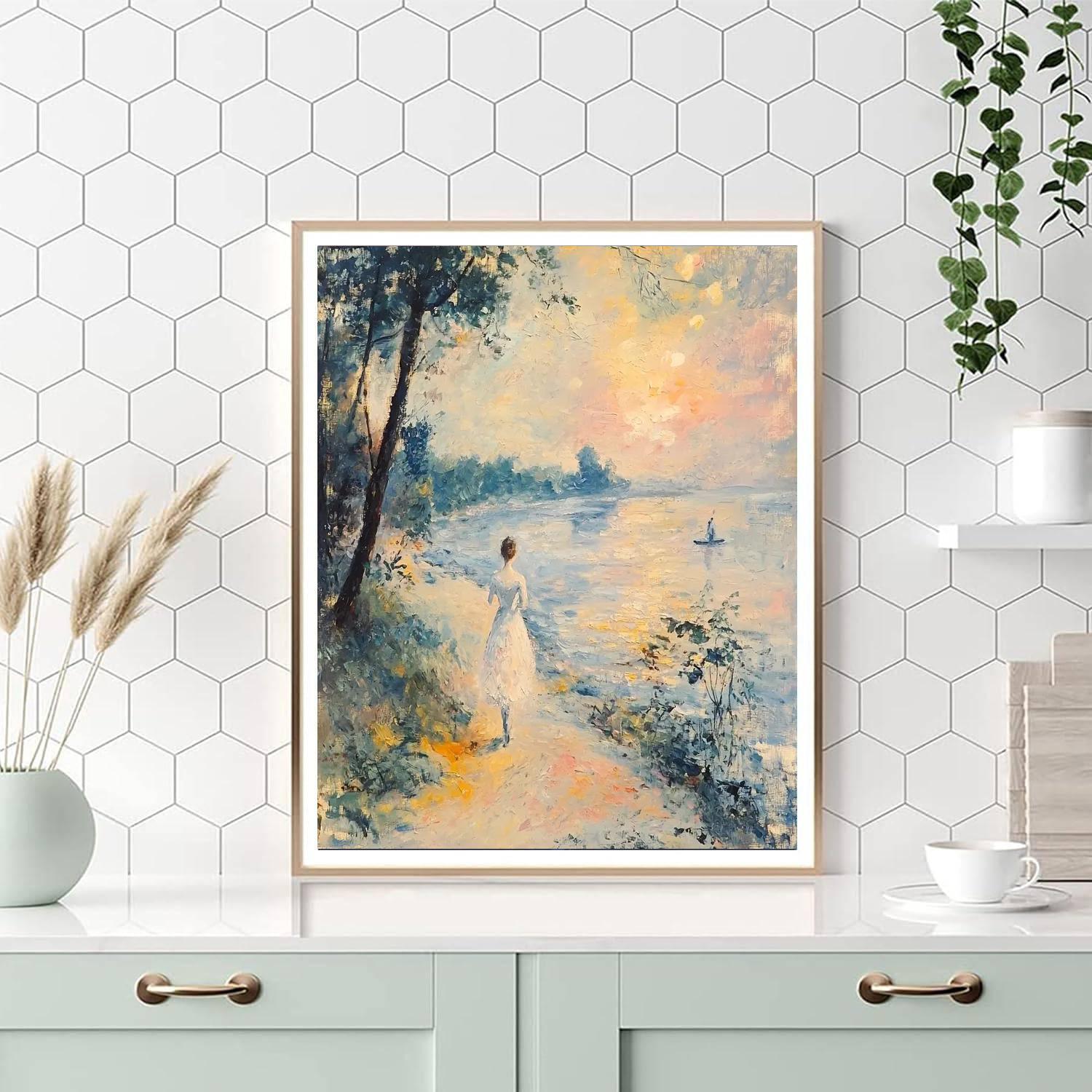 Edgar Degas Inspired Ethereal Dance Of Light  DIY Paint By Numbers