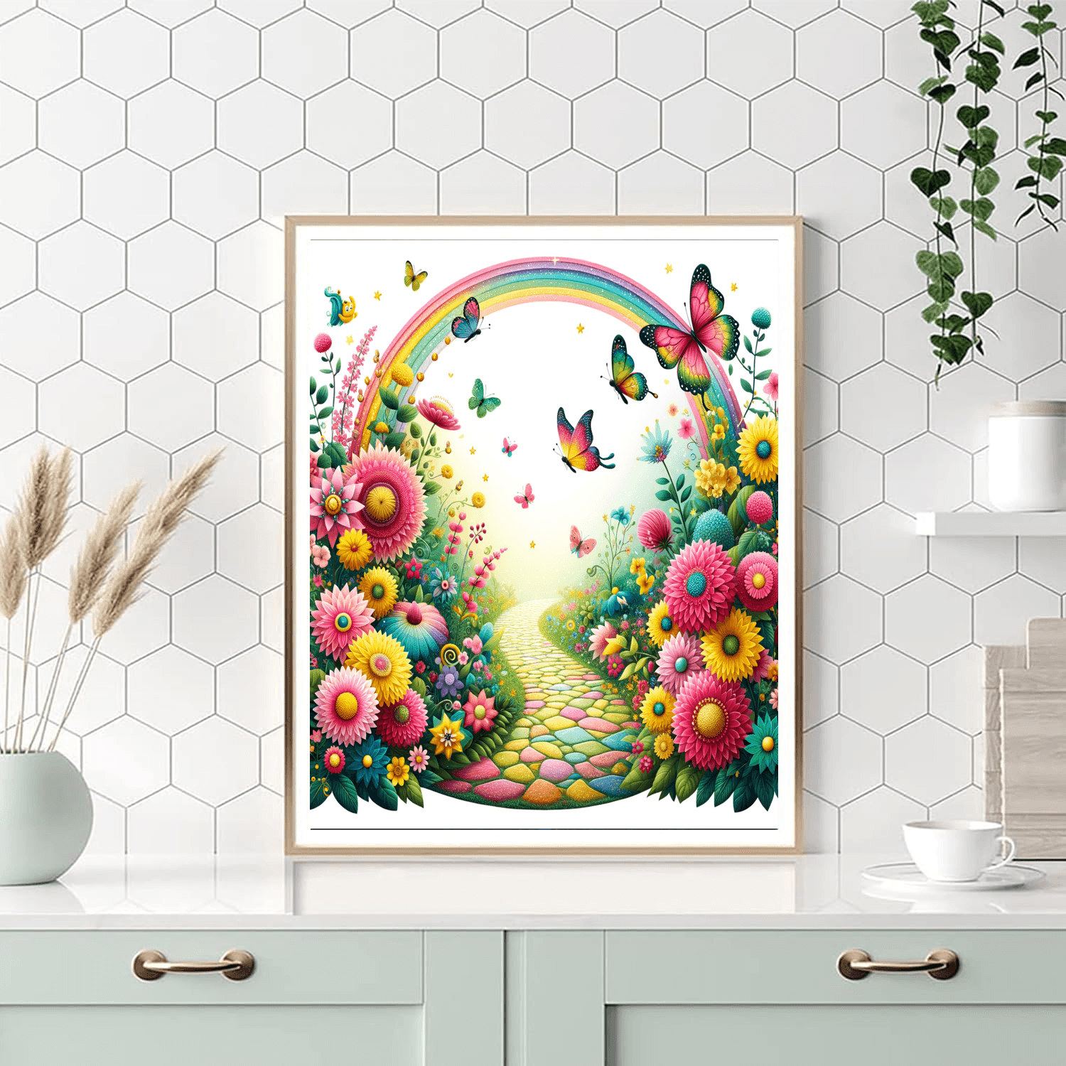 Fantasy Garden Pathway Numbered Painting Kits