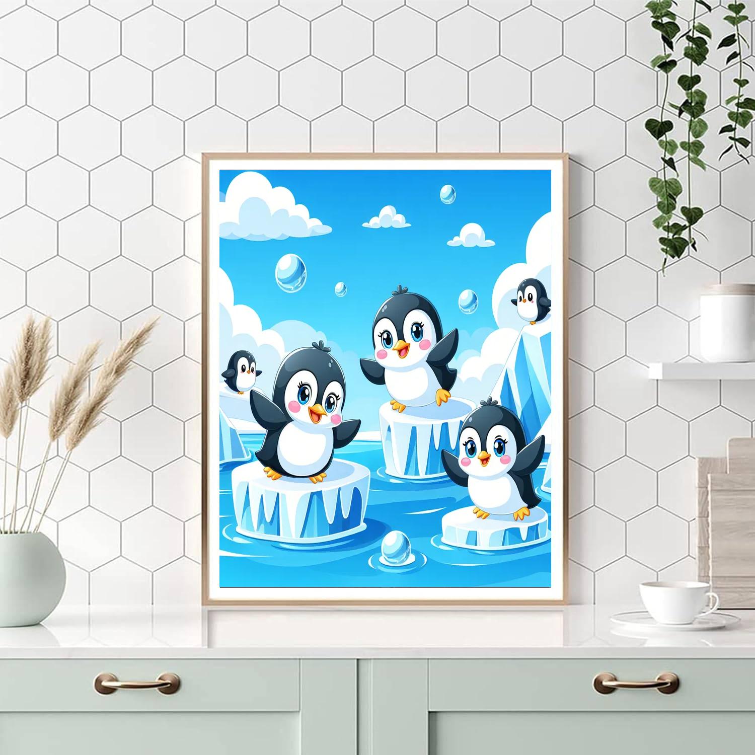 Adventure Penguins Paint By Numbers