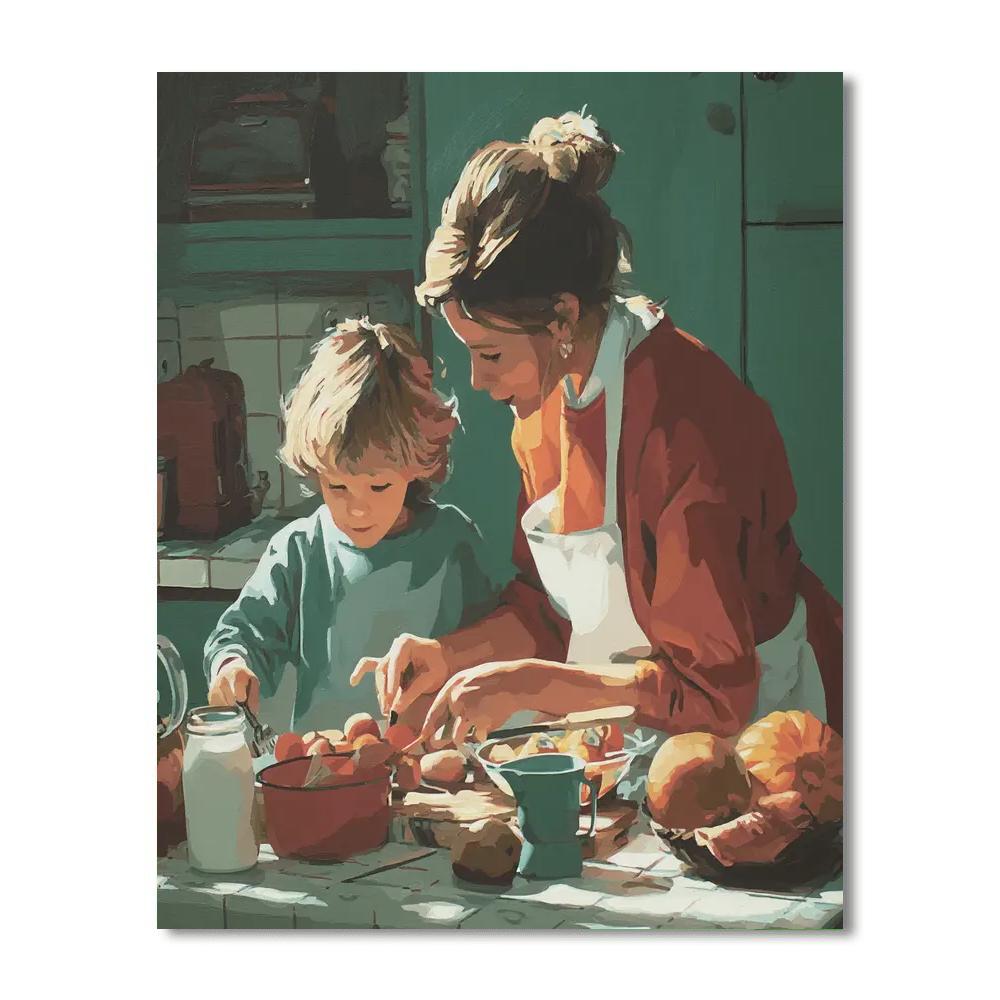 Bonding Over Breakfast Numbered Painting Kits