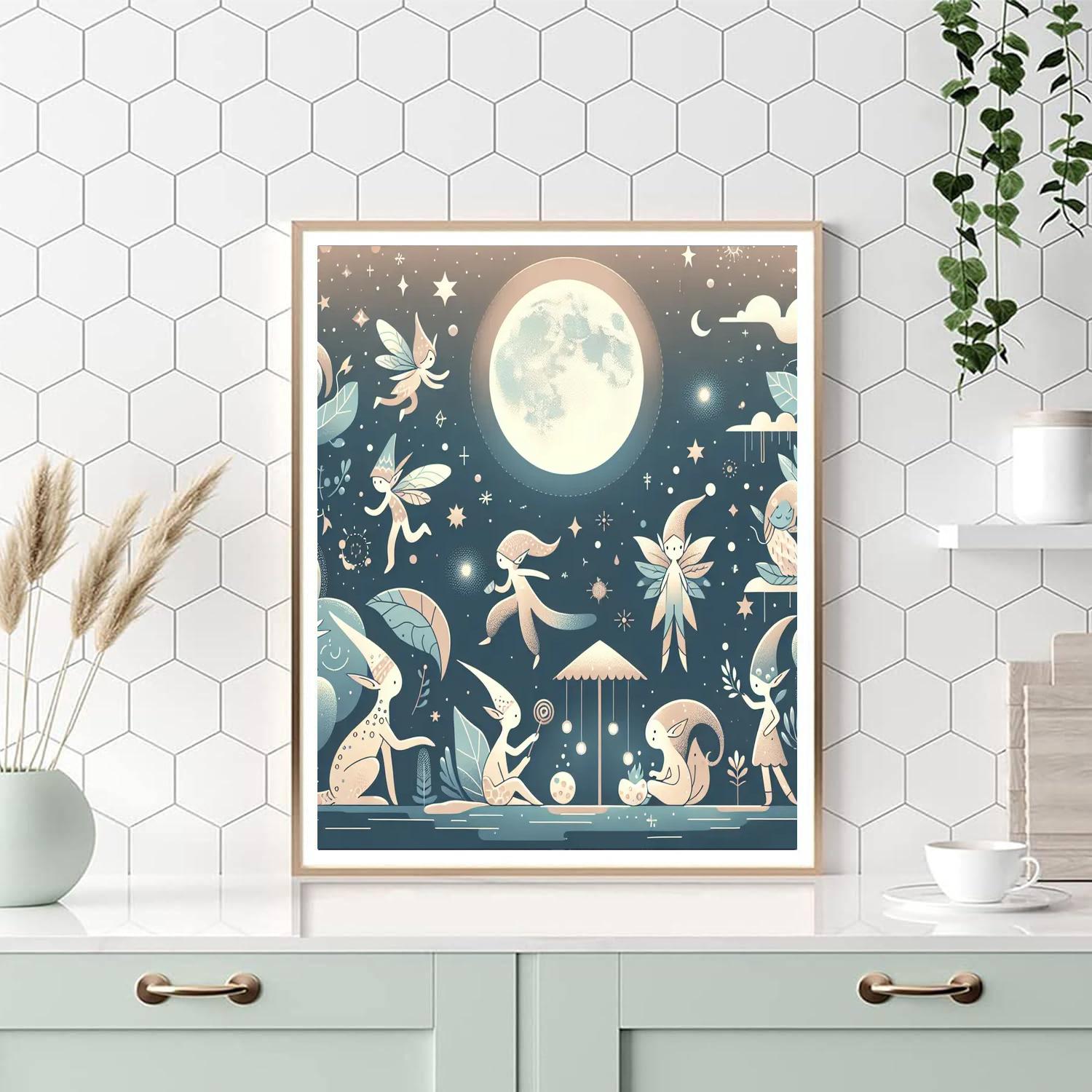 Mystic Moonlight Magic Painting By Numbers Kit