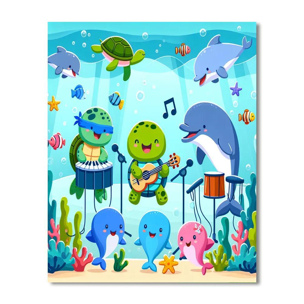 Under The Sea Symphony Numbered Painting Kits