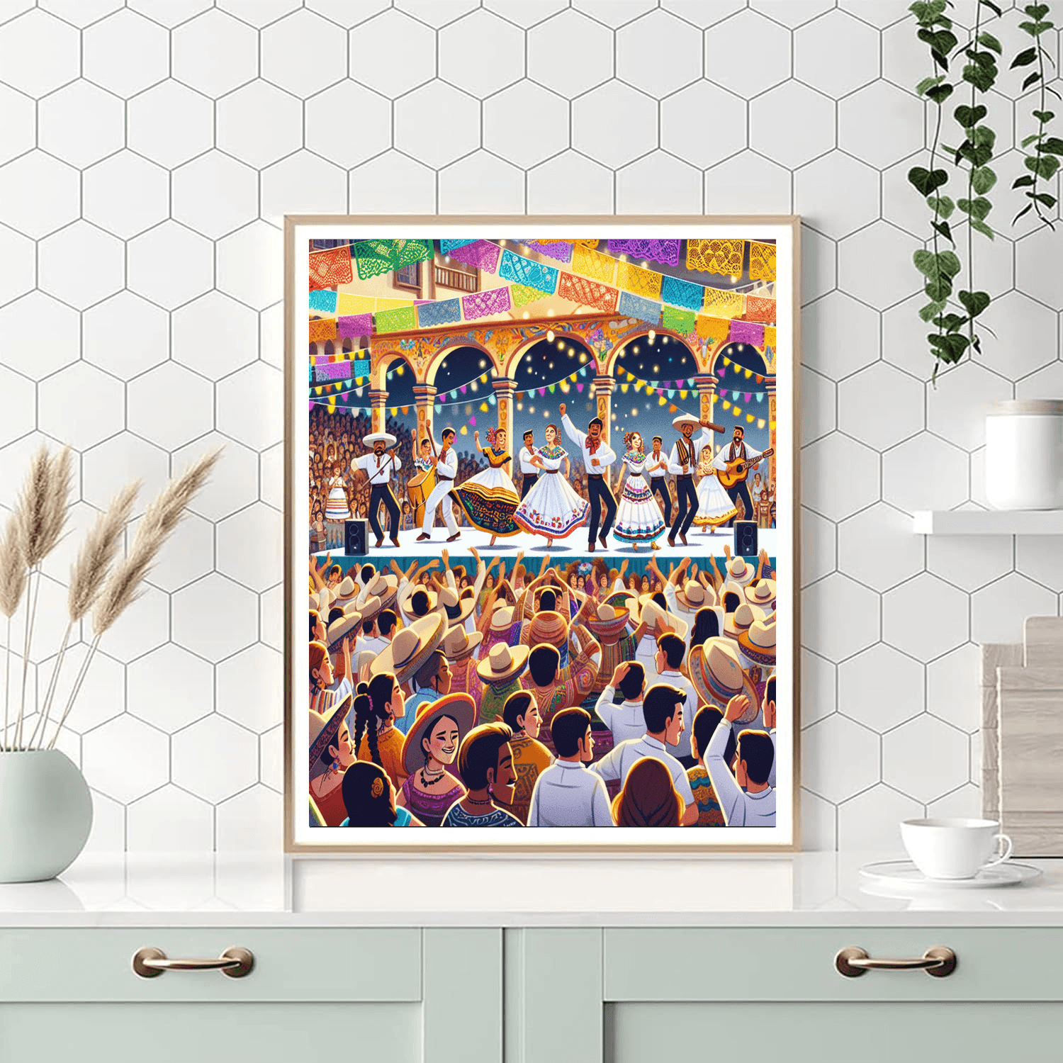 Oaxacan Guelaguetza - Mexico DIY Paint By Numbers