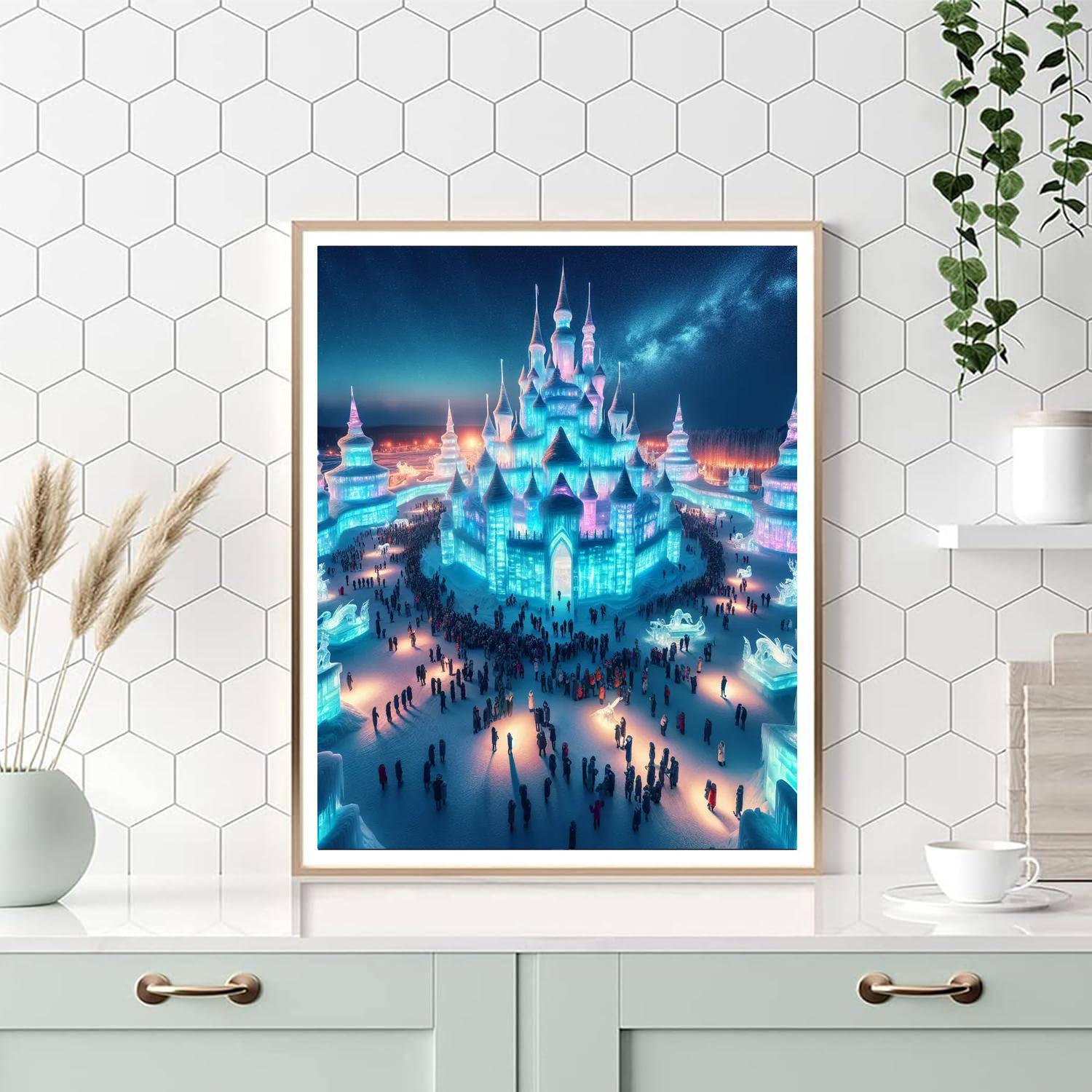 The Harbin International Ice And Snow Festival - China Paint By Numbers Art