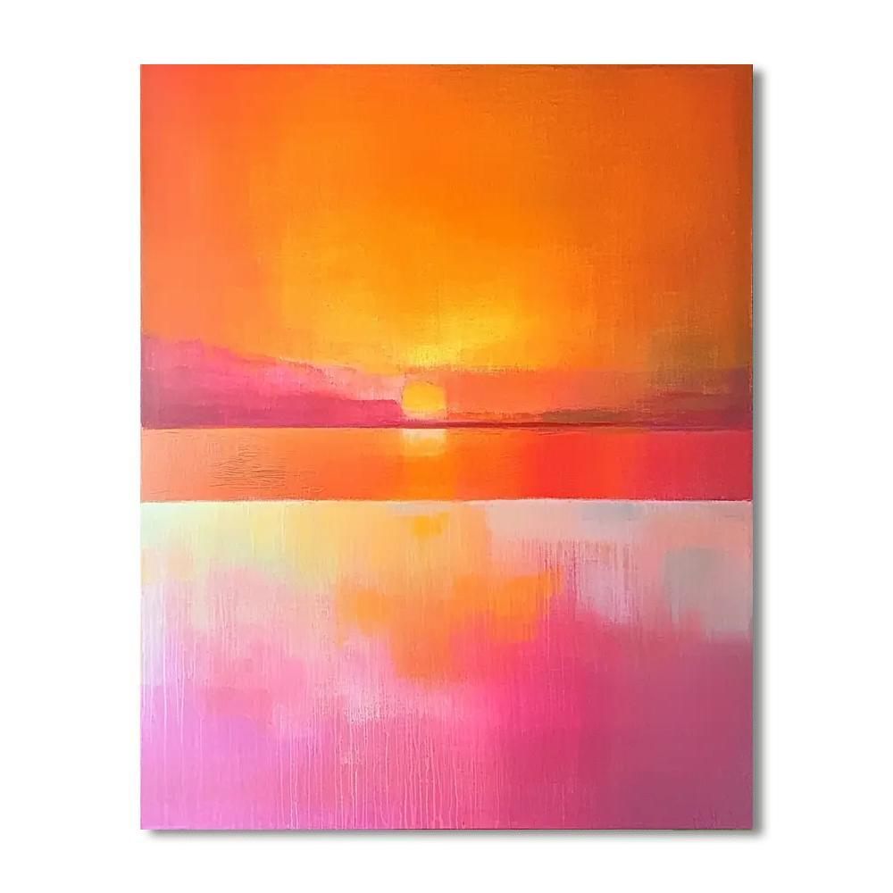 Mark Rothko Inspired Awakening Essence  Number Painting