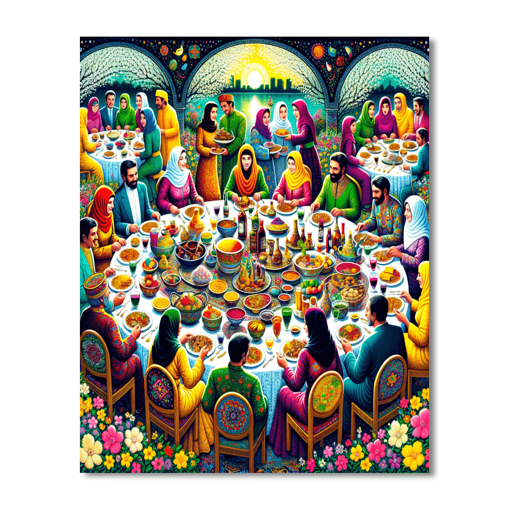 Nowruz - Iran Paint By Color