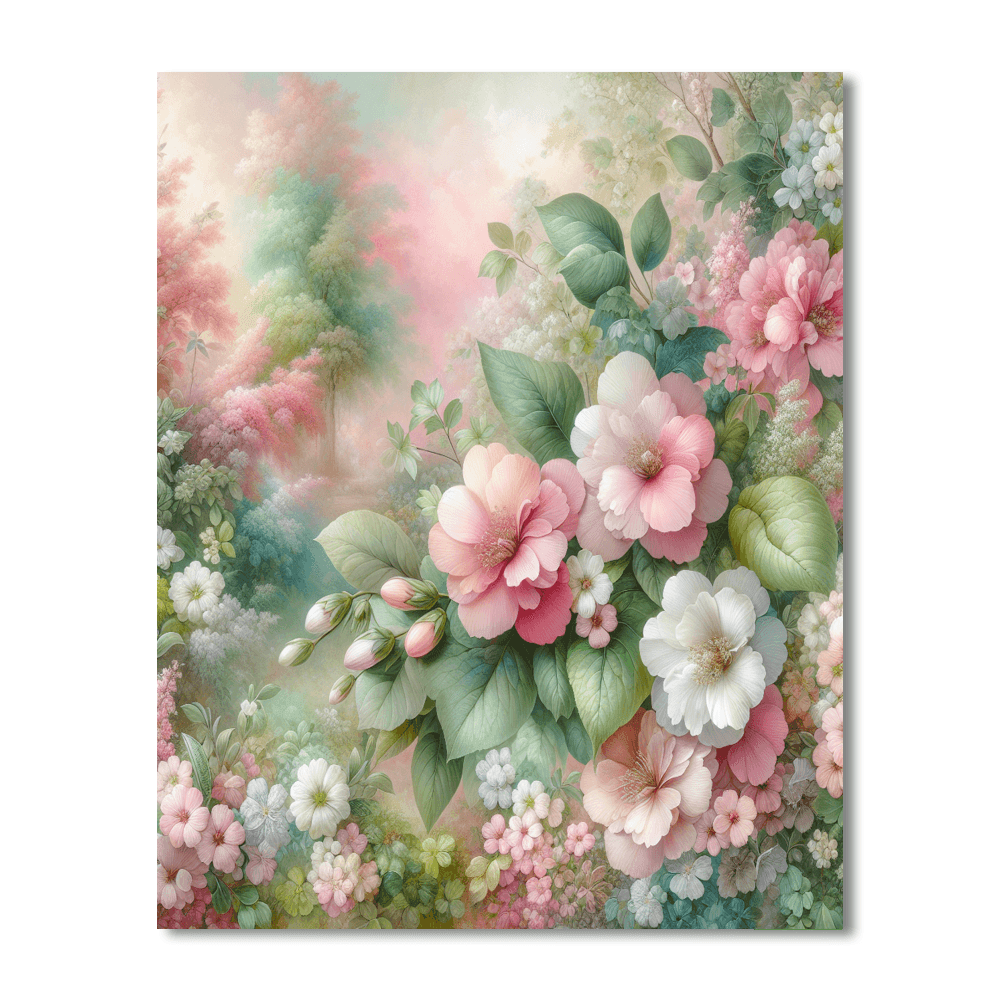 Gentle Spring Bloom Paint By Color