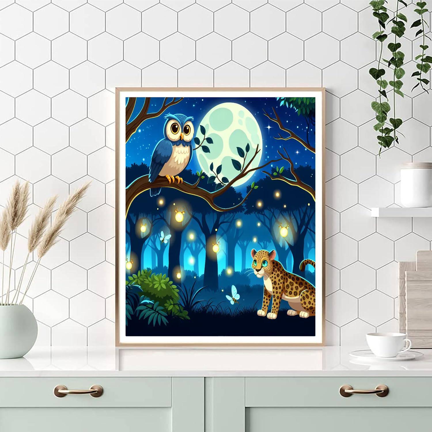 Mystic Night Safari Paint By Color