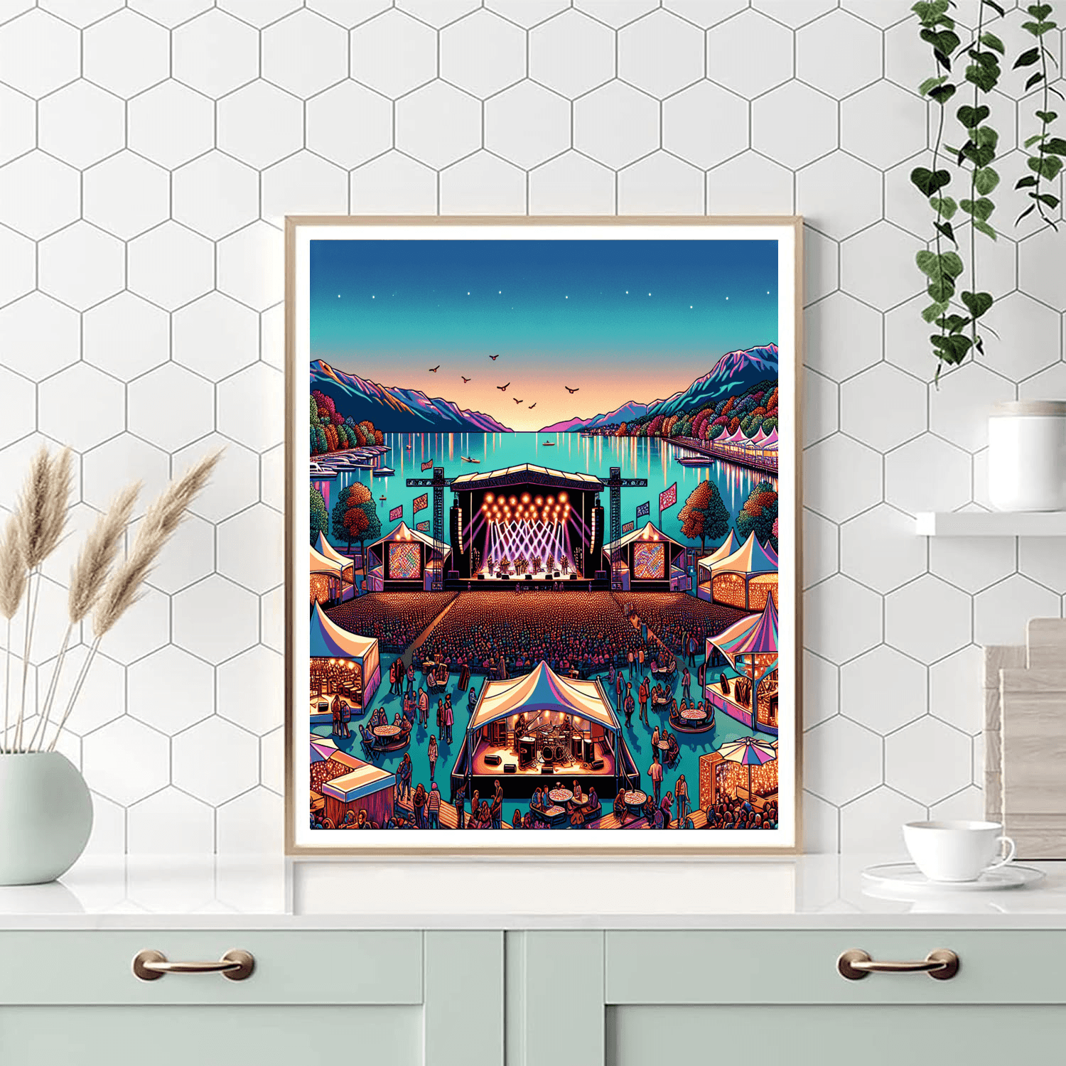 Paleo Festival - Switzerland Number Painting