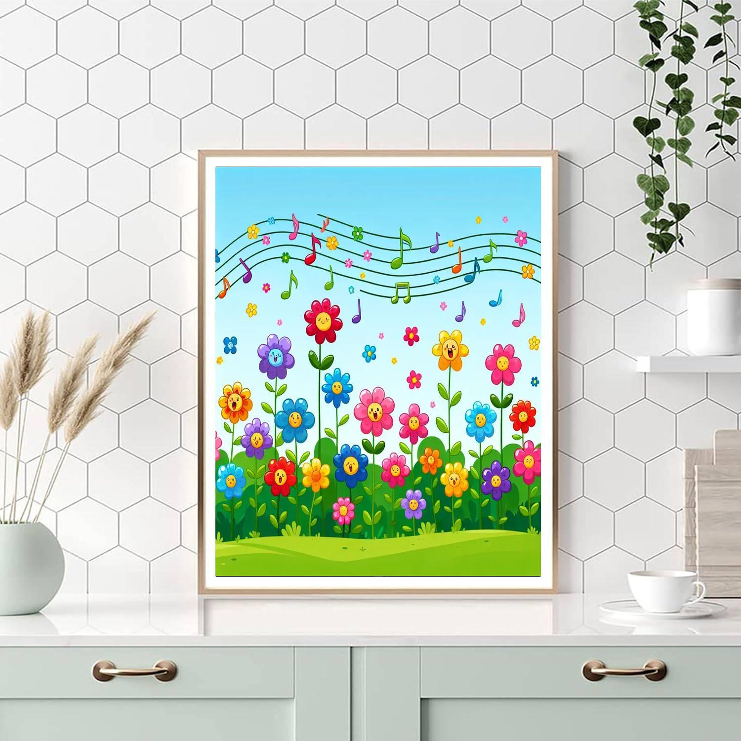 Musical Meadow Marvels Paint By Color