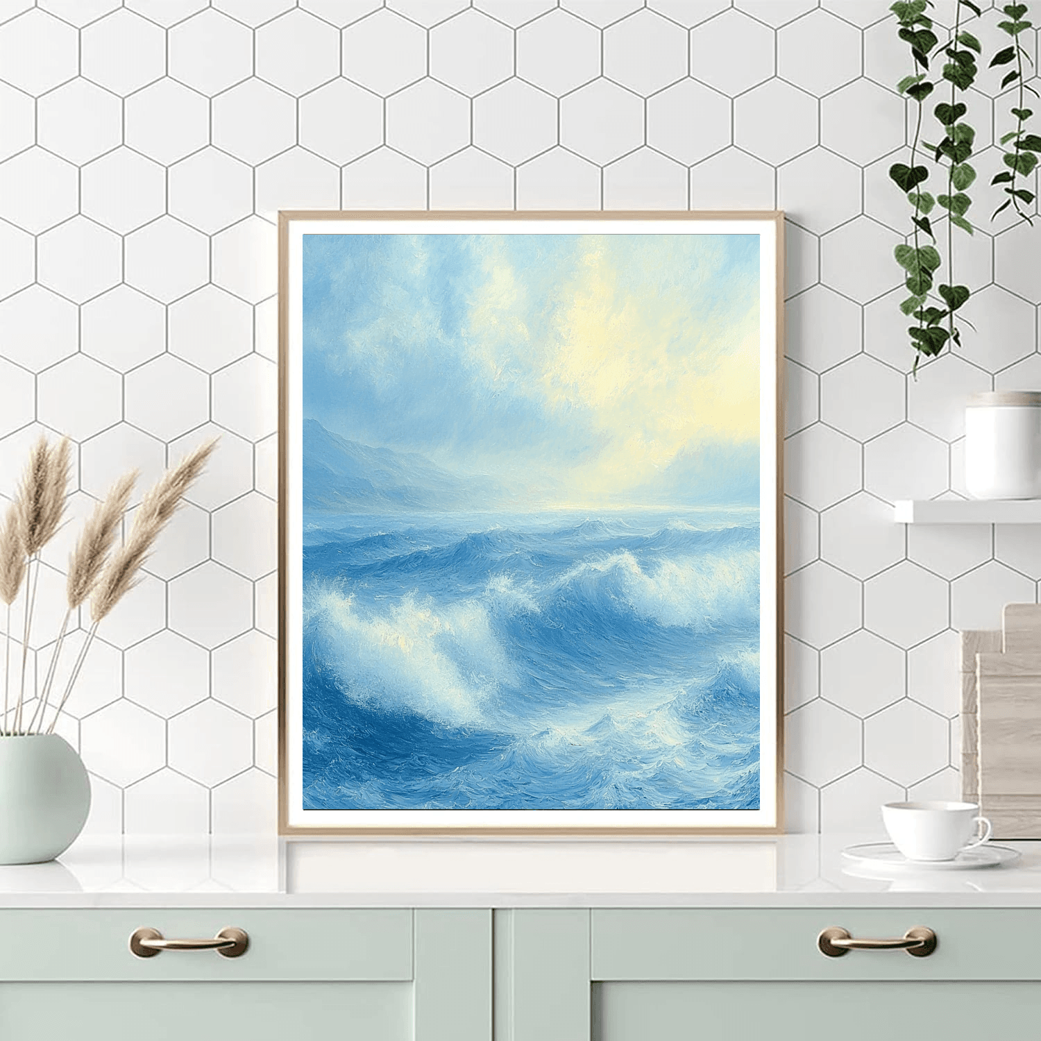 J.M.W. Turner Inspired Seascape Serenity  Paint By Color