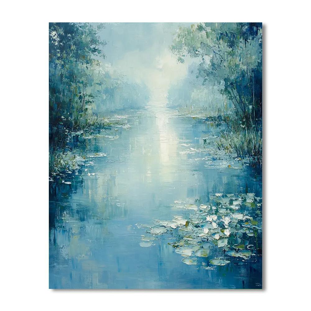 Edgar Degas Inspired Reflections Of Still Waters  Paint By Numbers