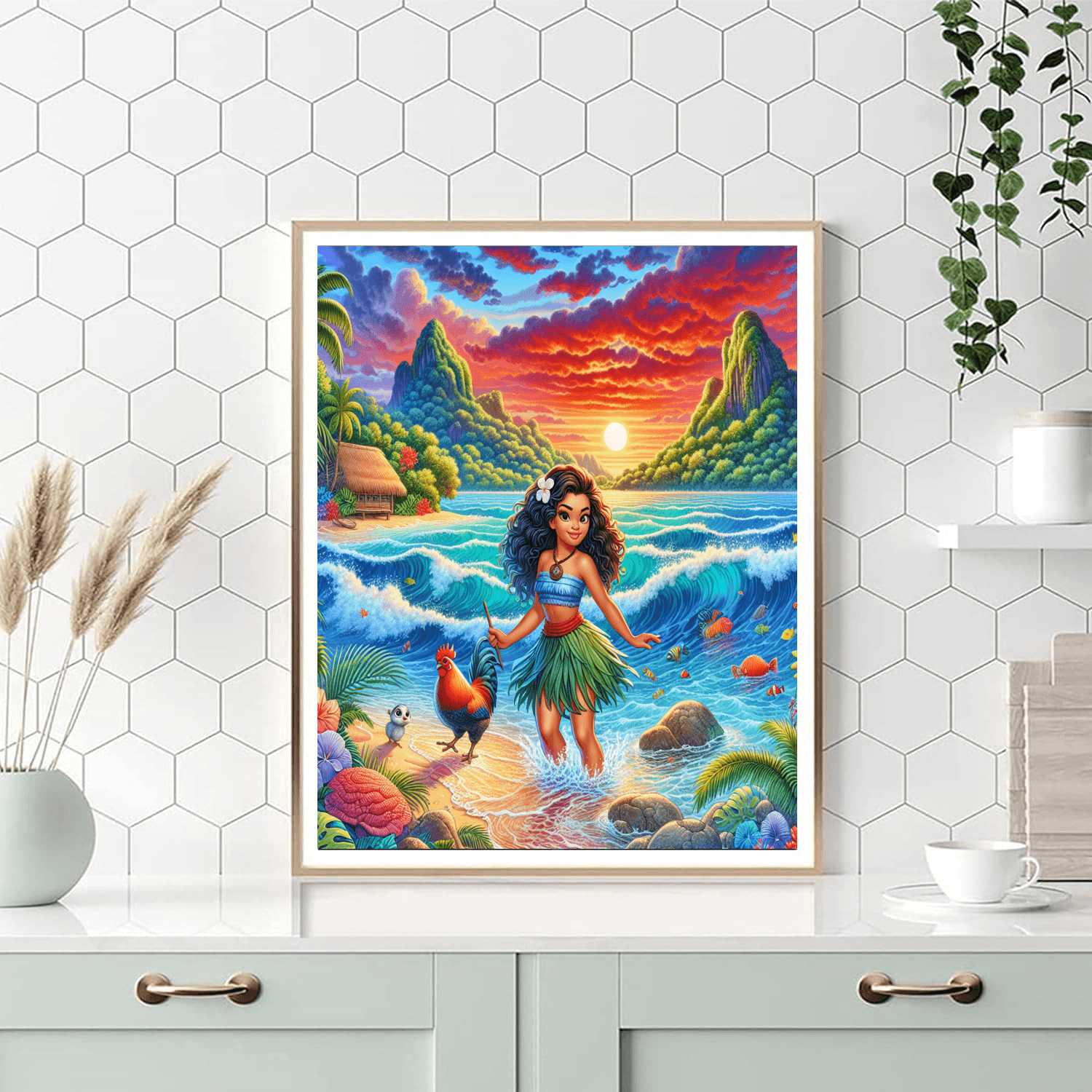 Moana's Voyage DIY Paint By Numbers