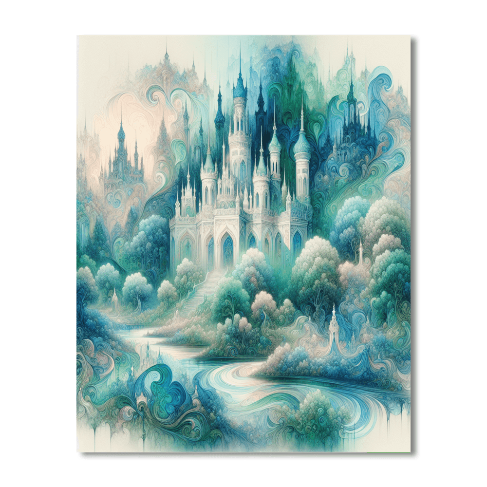 Fairy Tale Castle Dreams Painting By Numbers Kit