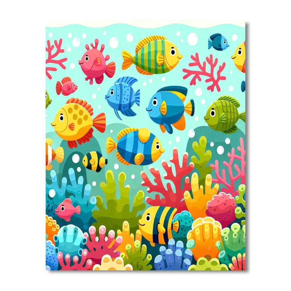 Coral Cove Paint By Color