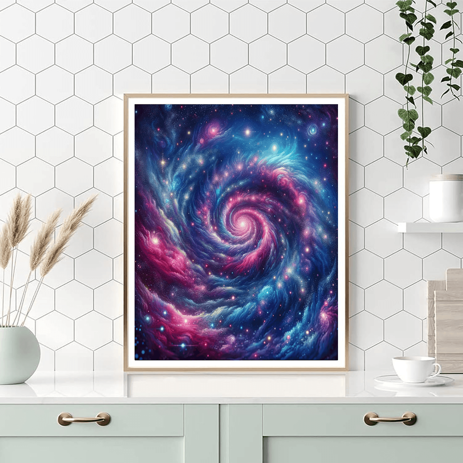 Celestial Dreams In The Cosmos Painting Number Kit