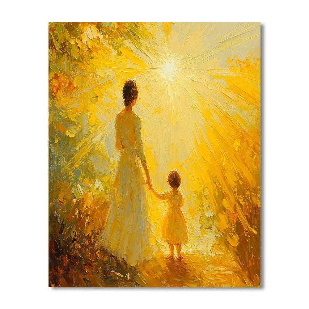 A Mother's Radiance Paint By Color