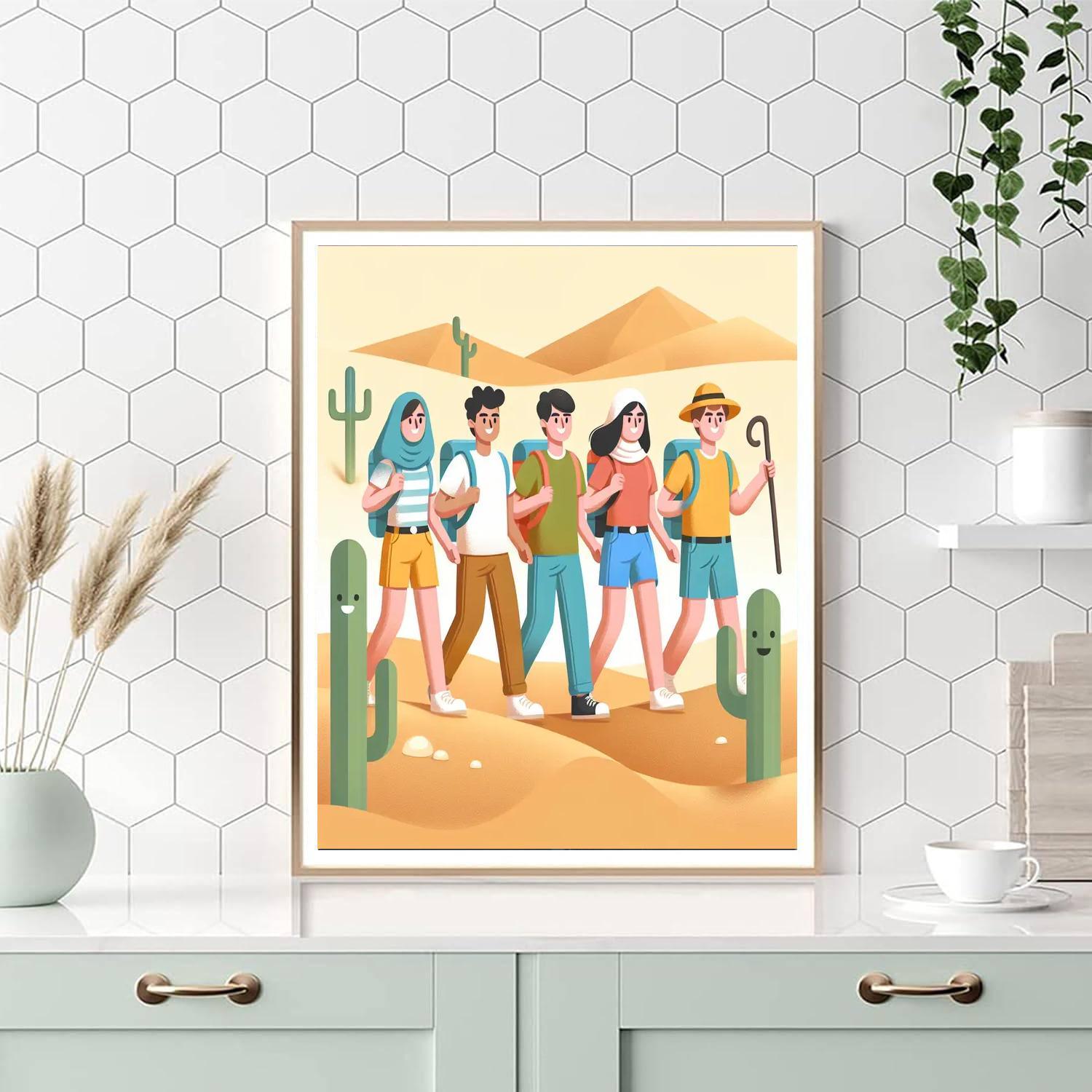 Daring Desert Adventure Paint By Numbers Kits