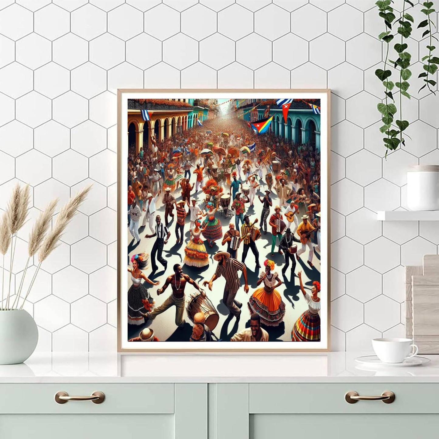 Gala - Santiago De Cuba Paint By Numbers Art