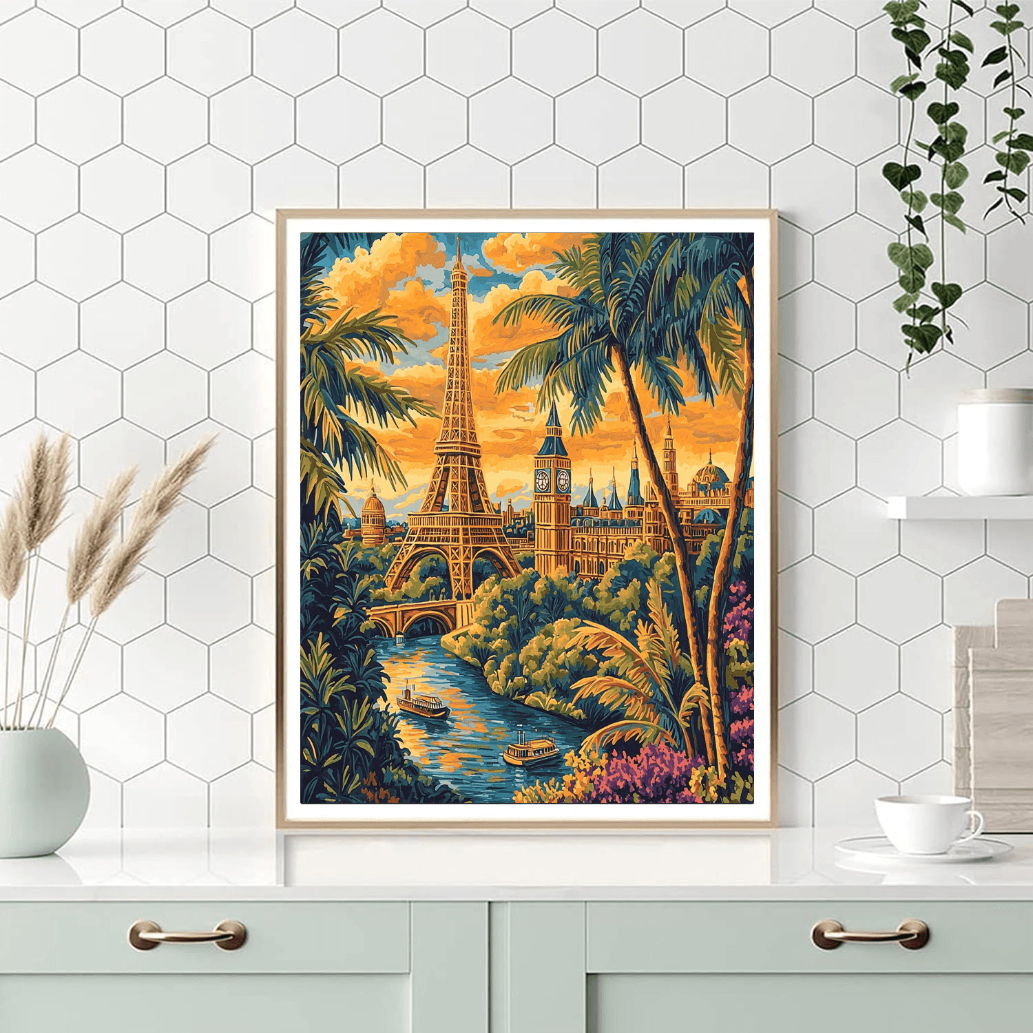 Paul Gauguin Inspired Wanderlust Adventures  Numbered Painting Kits