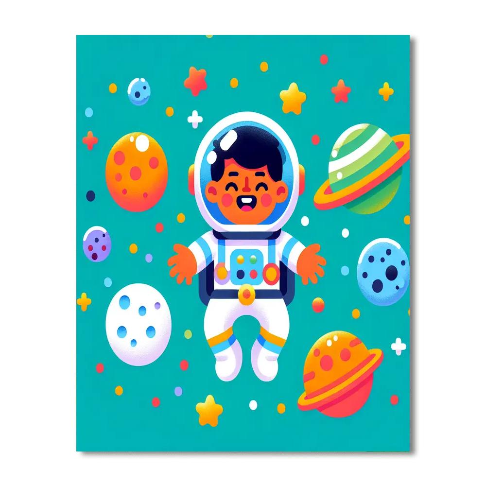 Space Ranger Astronaut Numbered Painting Kits