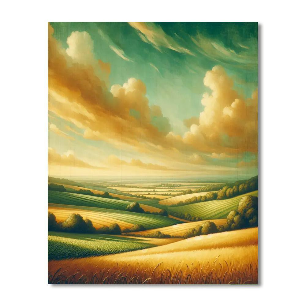 Sublime Countryside Vista Paint By Color