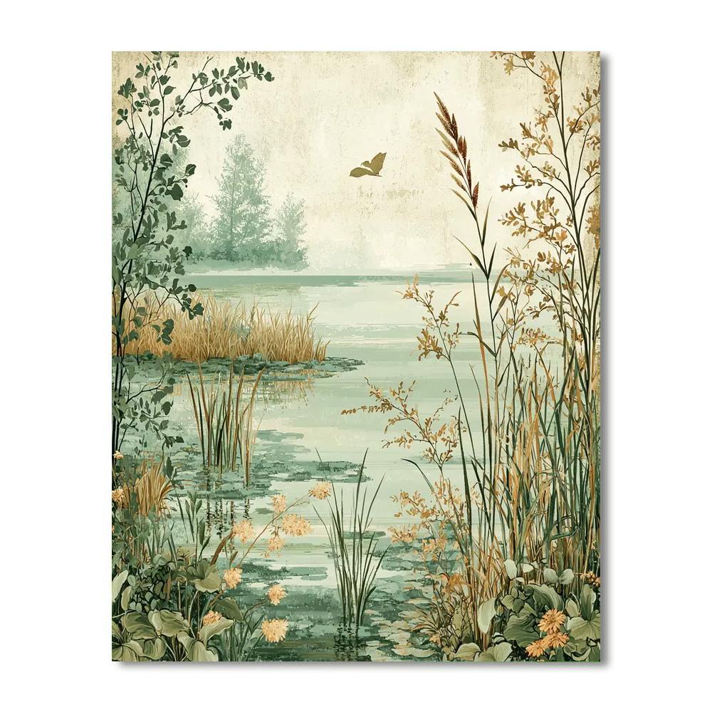 Leonardo Da Vinci Inspired The Melody Of Nature  Paint By Numbers Art