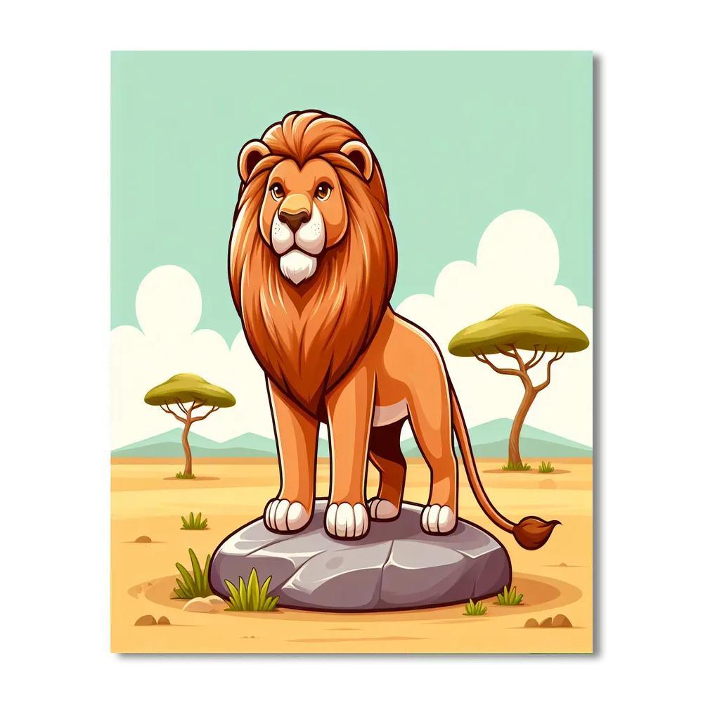 Roaring Lion Paint By Numbers Kits