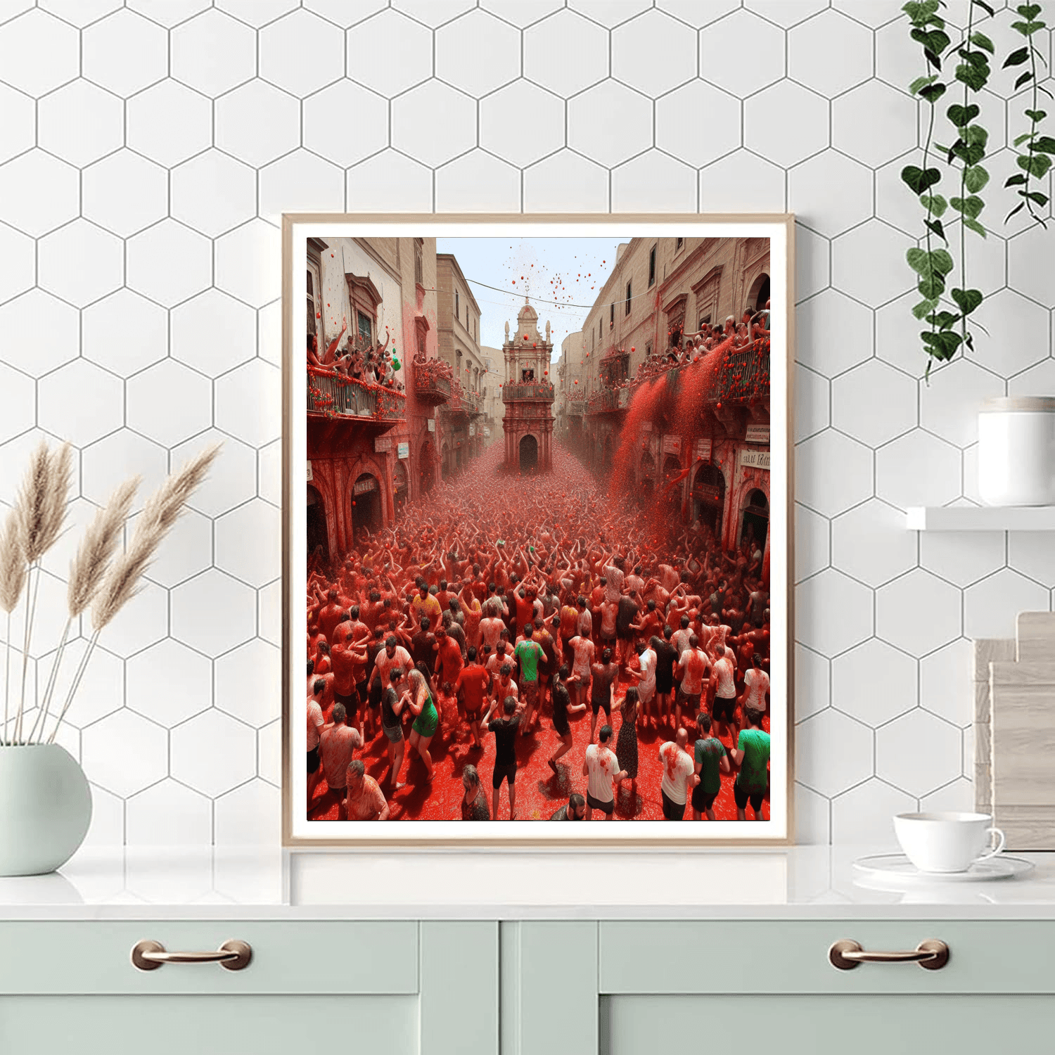 The Tomato Festival - Spain Paint By Numbers Kits