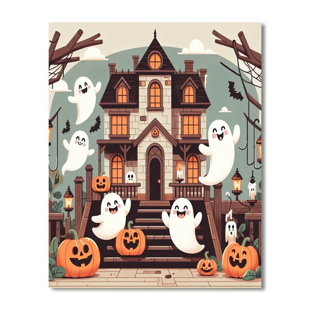 Friendly Ghost Games Paint By Numbers Art
