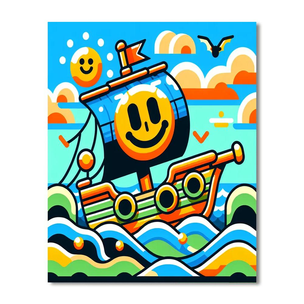 Pirate Quest DIY Paint By Numbers