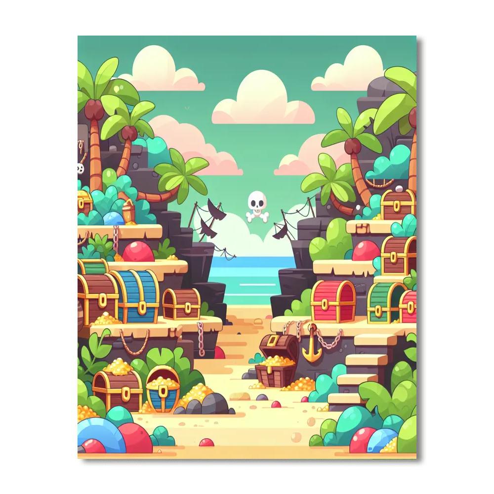 Pirate's Cove Mystery Paint By Numbers Kits