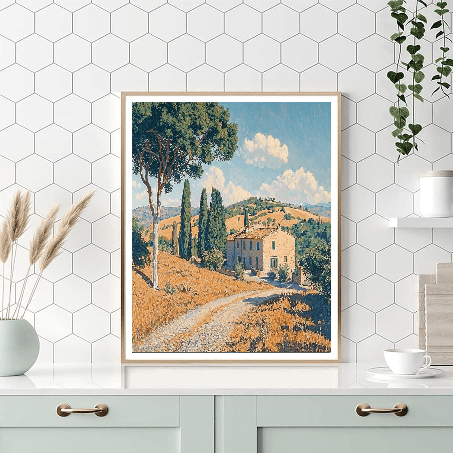 Giorgio Morandi Inspired Sundrenched Tuscany  Paint By Color
