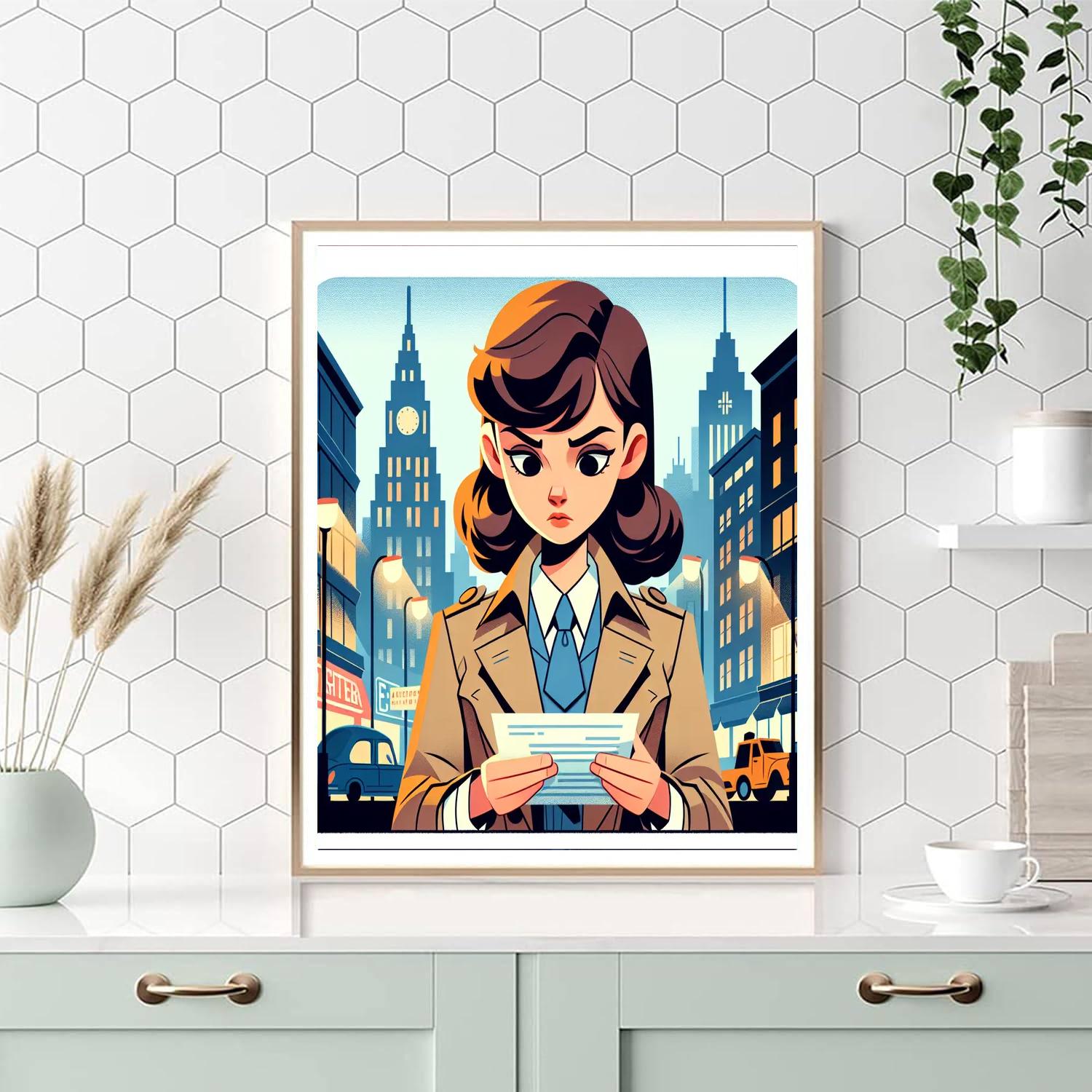 City Detective Mystery Paint By Numbers Kits