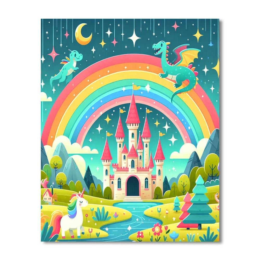 Exploring Fairy Tale Kingdoms Paint By Color