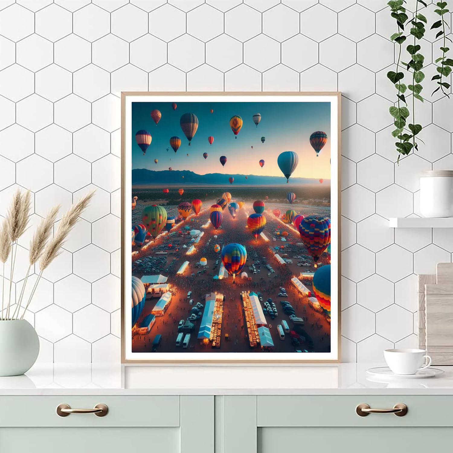 International Balloon Fiesta - Albuquerque DIY Paint By Numbers