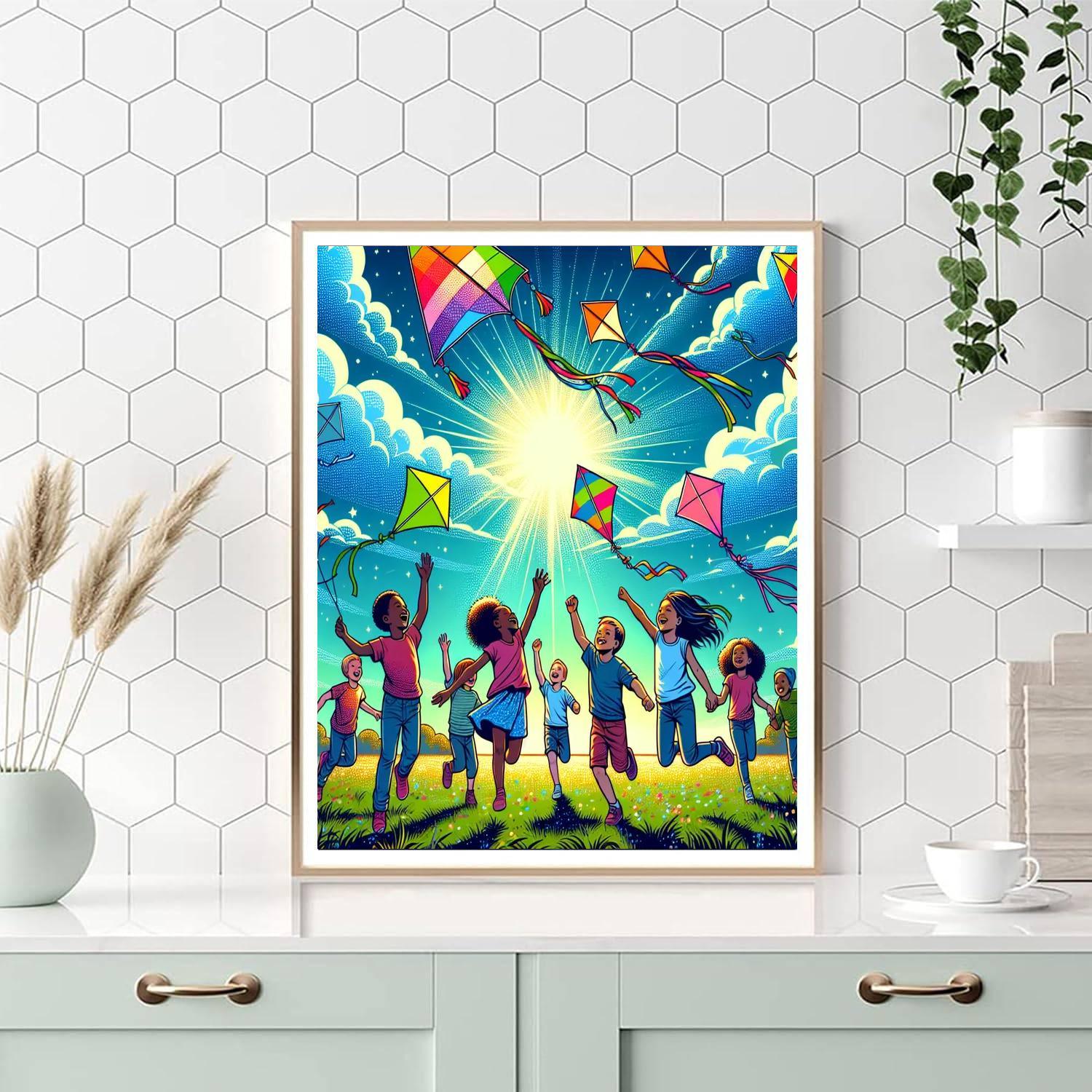 Giggles In The Sky Paint By Color