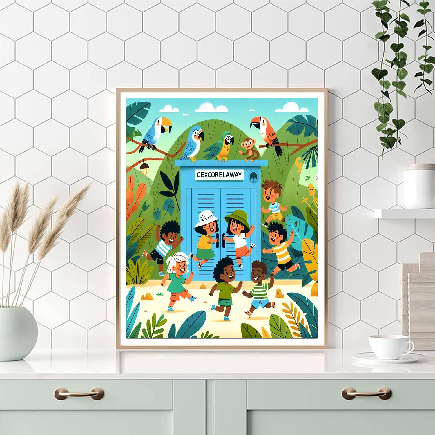 Jungle Hideaway Escape Paint By Color