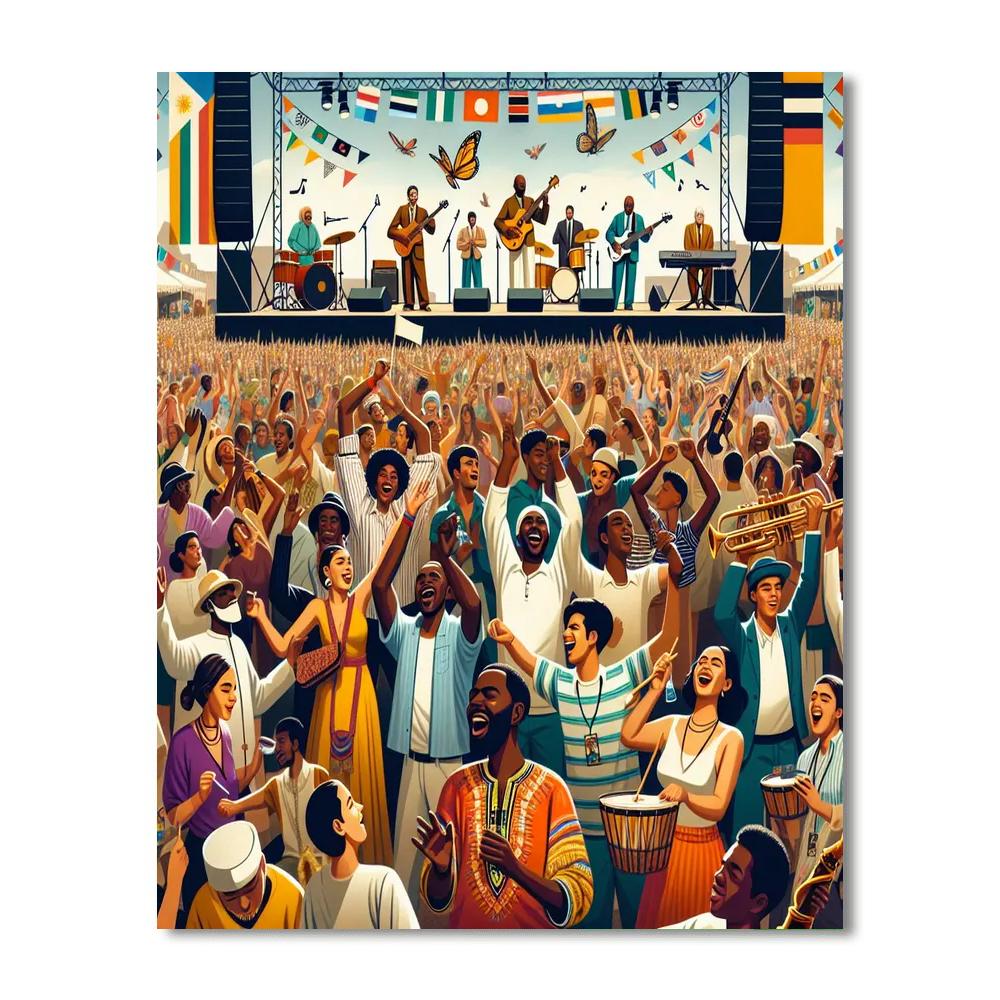 International Jazz Festival Paint By Number