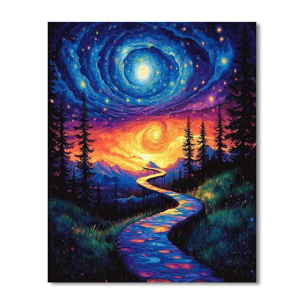 Salvador Dali Inspired Dali's Infinite Illusions  Numbered Painting Kits