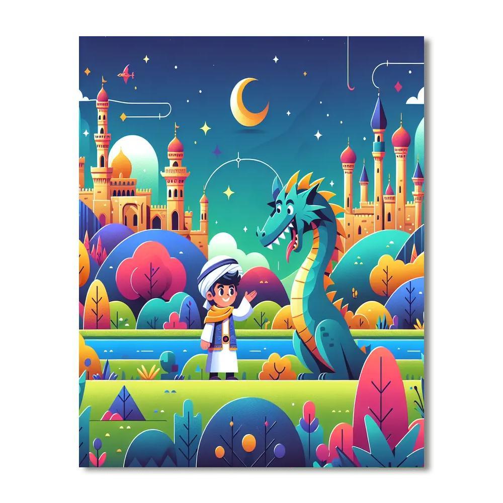 Dragon's Kingdom Journey Paint By Number