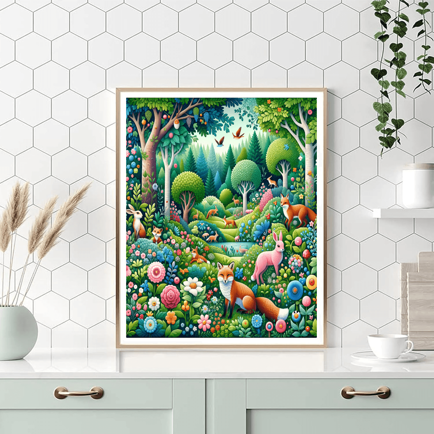 Fantasy Woodland Escape Paint By Numbers Art