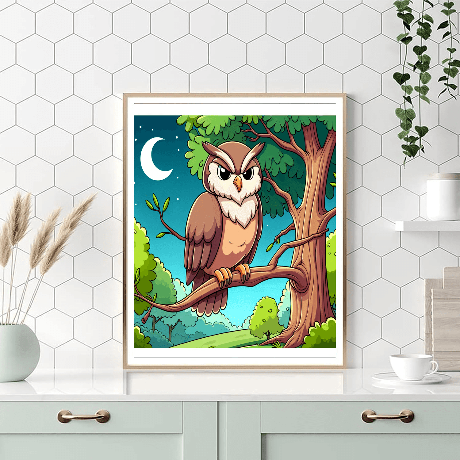 Hoot Owl's Wisdom Tree Paint By Numbers Kits