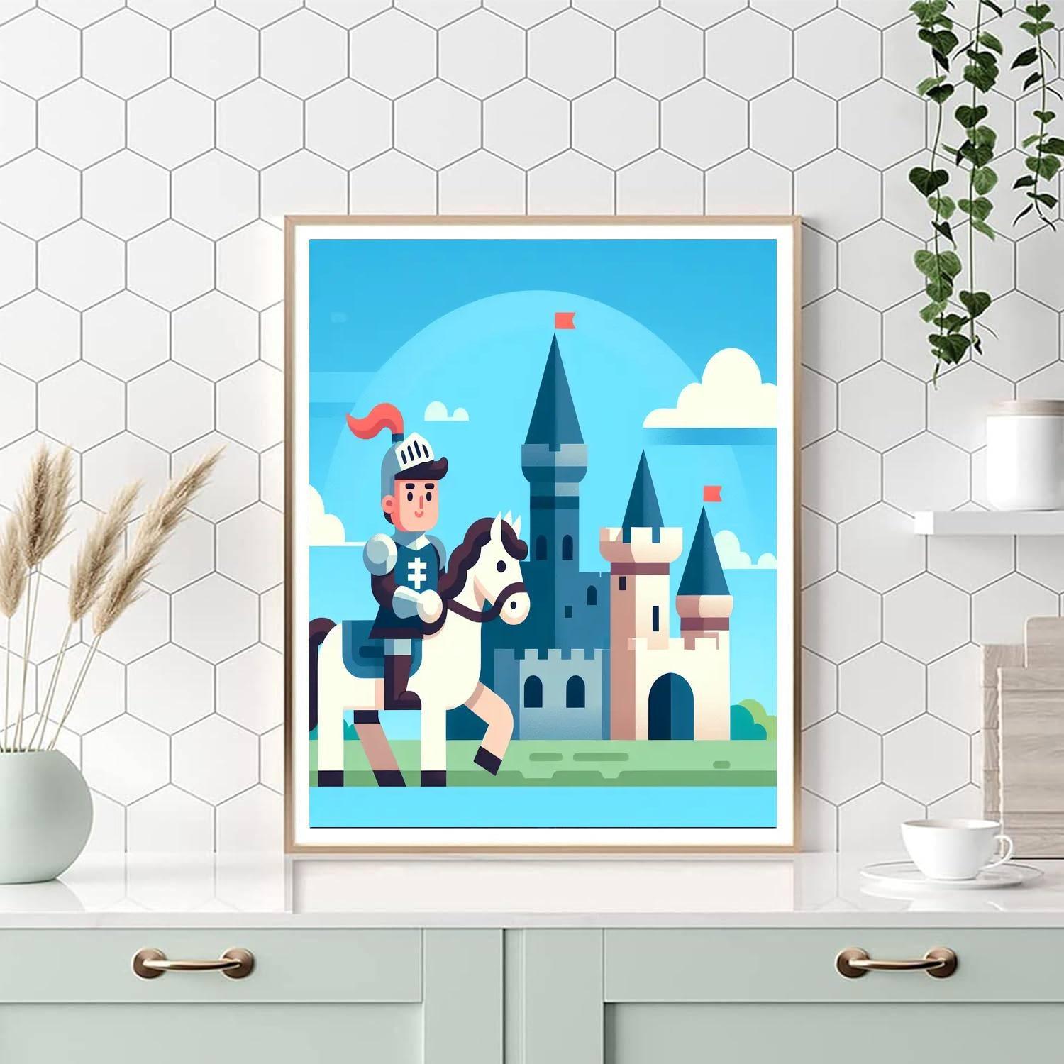 Medieval Adventures Paint By Numbers Art