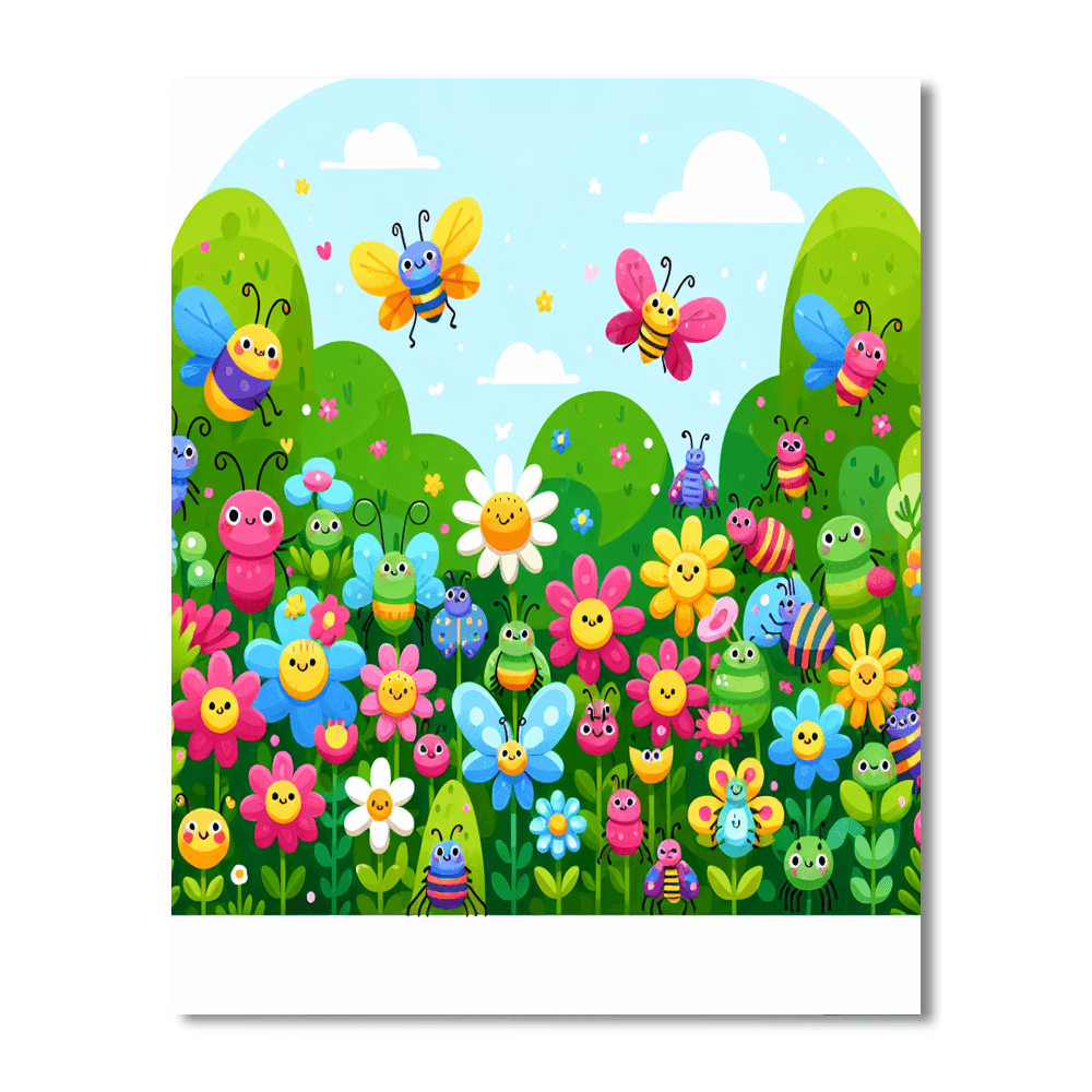 Charming Garden Explorers Paint By Color