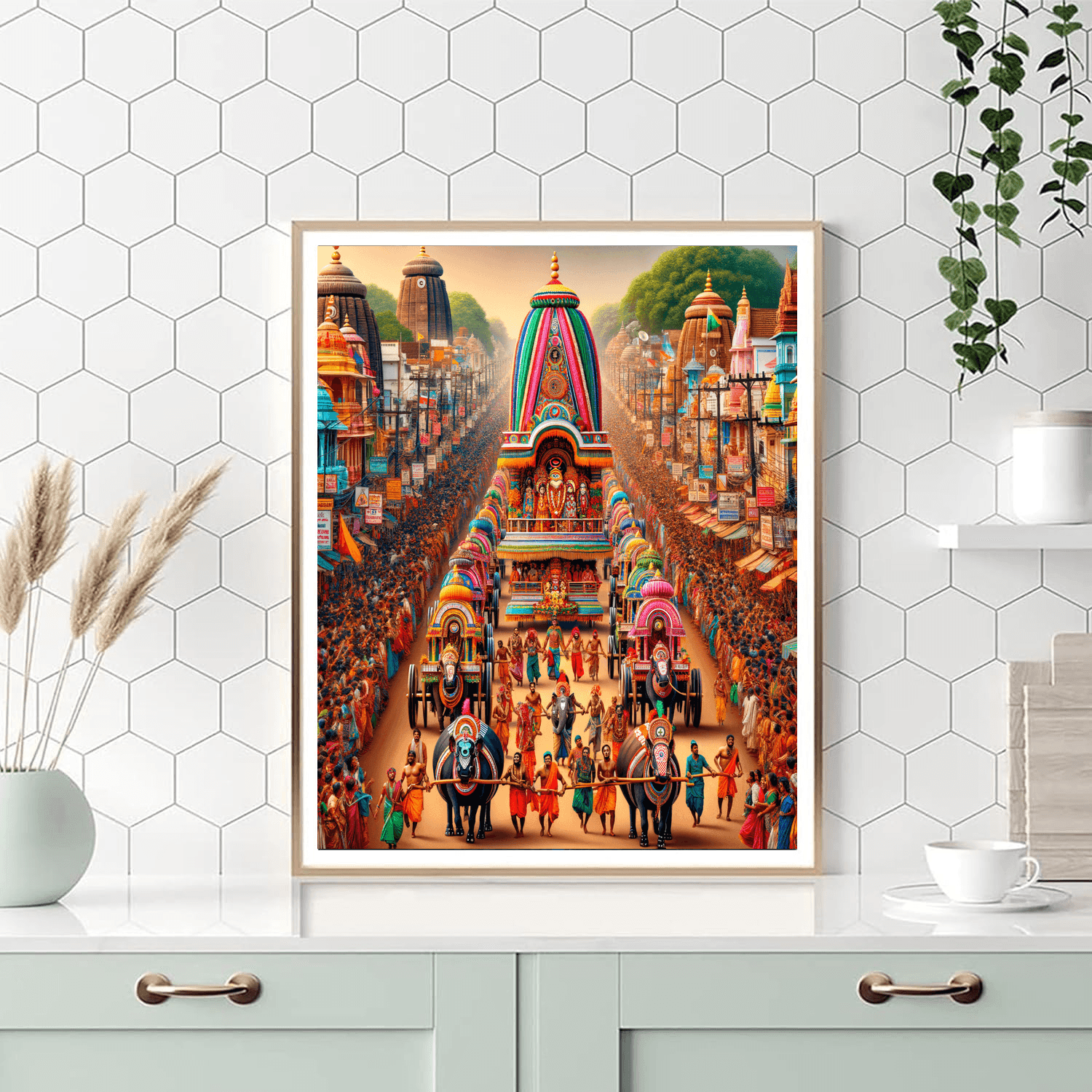 Rath Yatra - Puri DIY Paint By Numbers